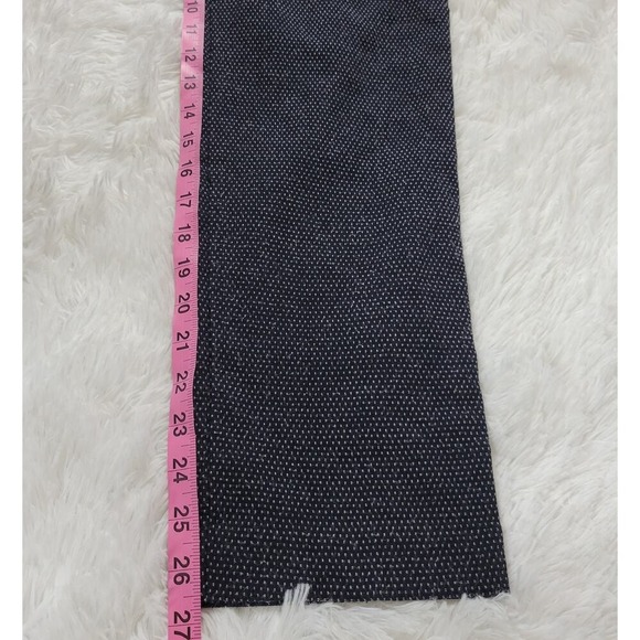 Ann Taylor Signature Dot Print Cropped Dress Pants Womens Size 0 Navy White - Picture 7 of 8